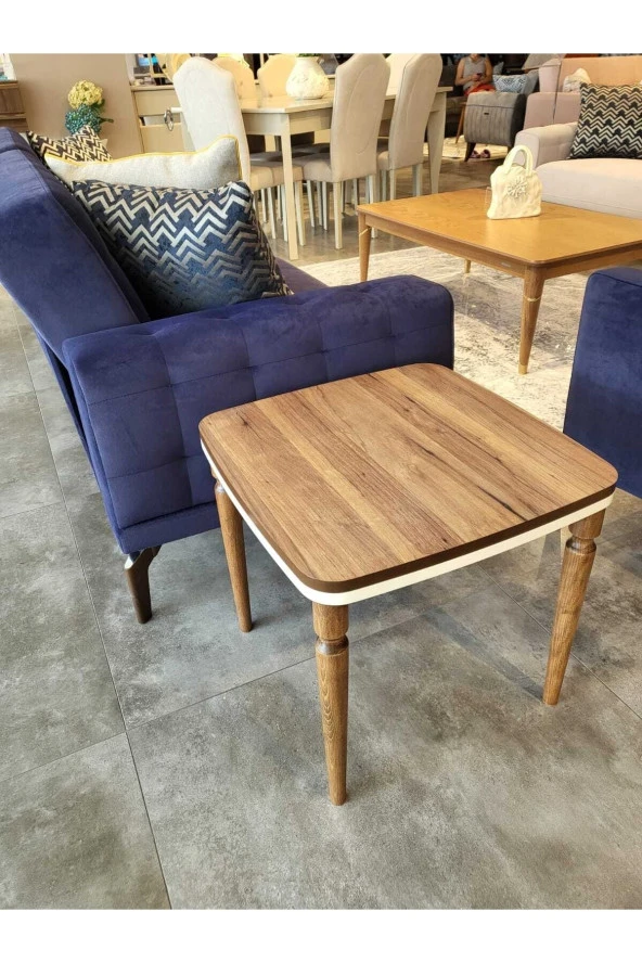 AKSET Lüx Yan Sehpa Ceviz - 2