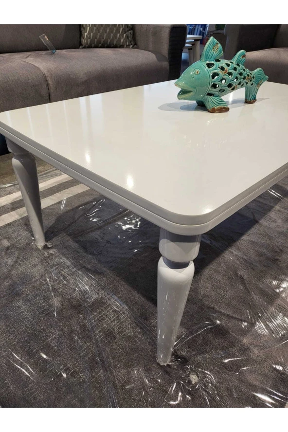 AKSET Orta Sehpa Lüx Full Beyaz - Resim 3