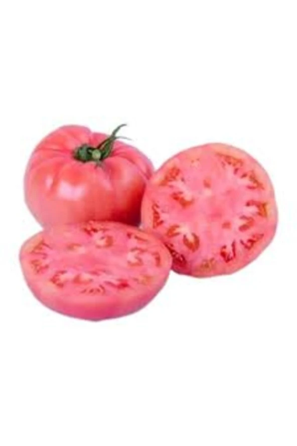 100 Adet Tohum Nadir Dev Pembe Köy Domates Tohum Kaliteli Doğal Kelle Domates ürün görseli 1