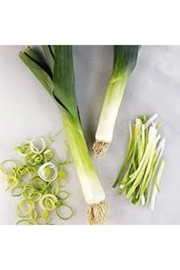 50 Adet Tohum Bursa Inegöl Pırasa Tohumu Prasa Tohumu Süpriz Hediye Sebze Tohumludur - Resim 3