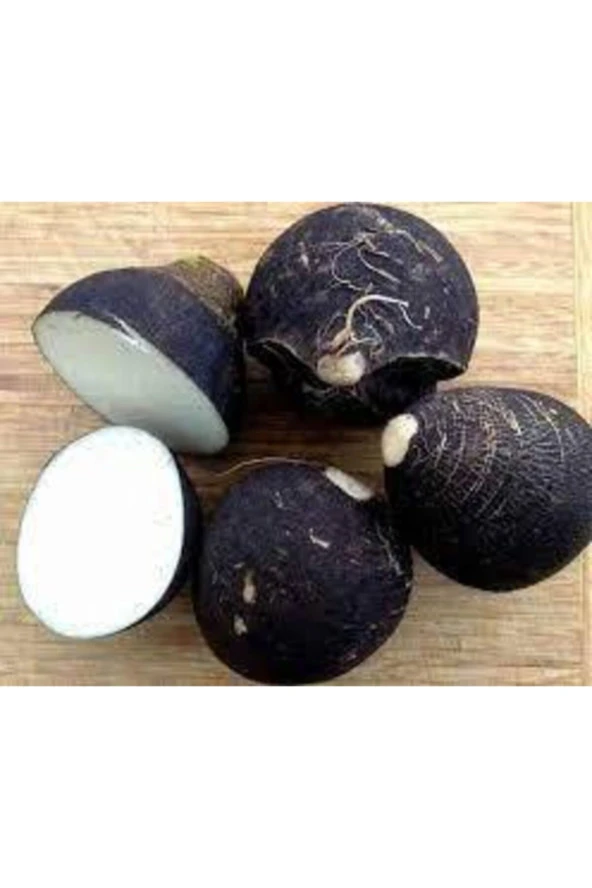 30 Adet Tohum Siyah Turp Tohumu Orjinal Kara Turp Siyah Turp Tohumu Sürpriz Hediye Tohumlu - Resim 3