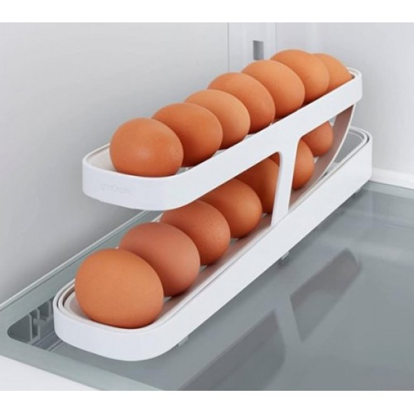 2 Katlı Otomatik Buzdolabı Yumurta Standı - 2