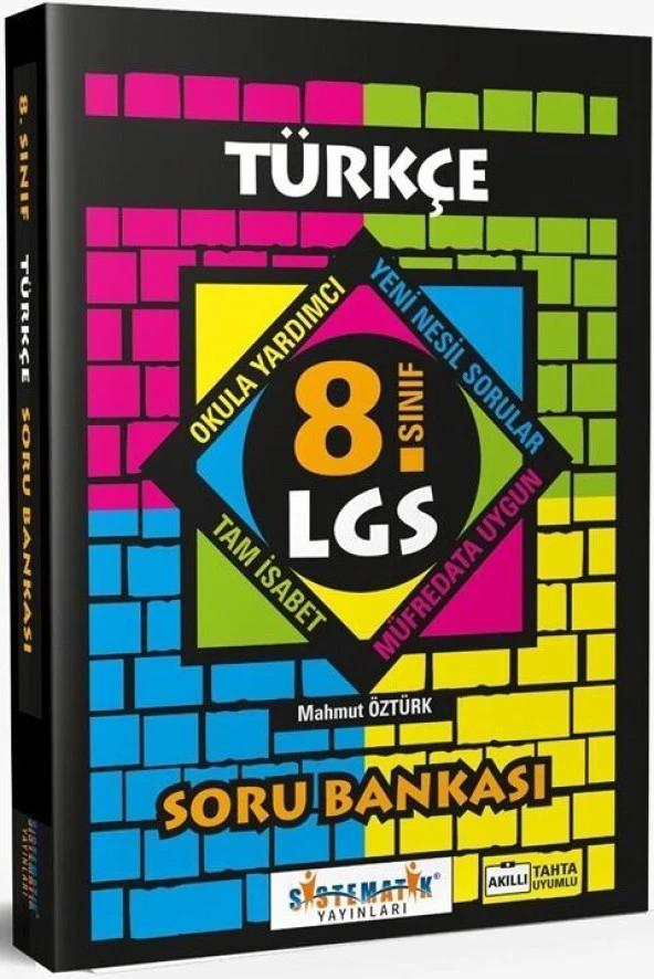 8. Sınıf LGS Türkçe Soru Bankası Sistematik Yayınları ürün görseli