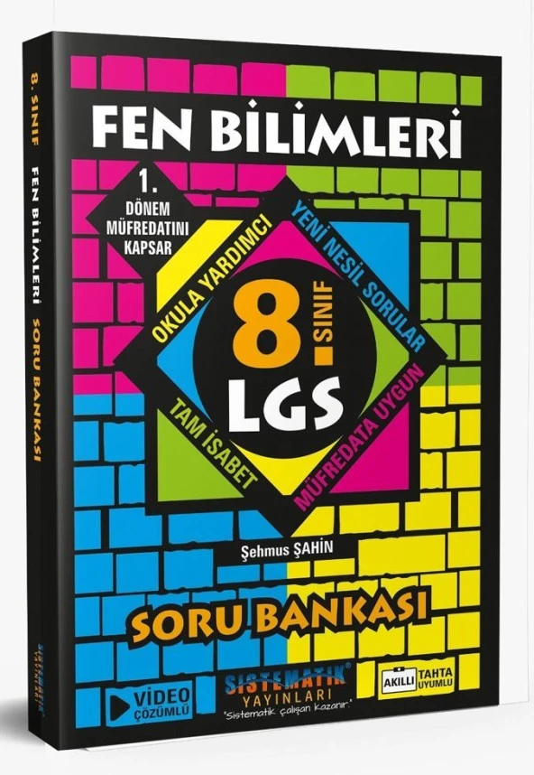 8. Sınıf LGS Fen Bilimleri Soru Bankası Sistematik Yayınları