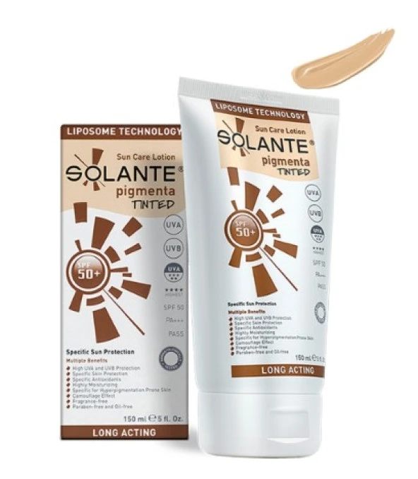 Solante Pigmenta Tinted Sun Care Lotion SPF50+ 150 ml