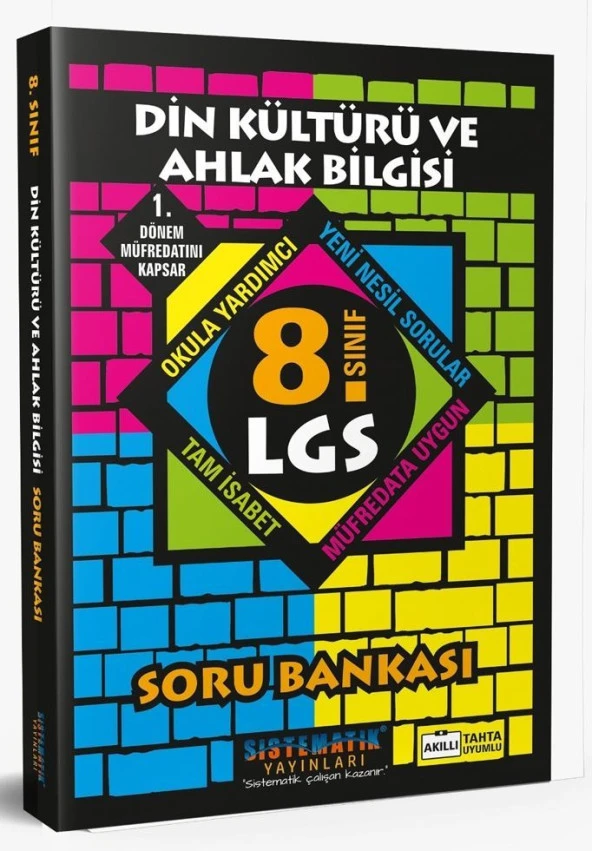 8. Sınıf LGS Din Kültürü ve Ahlak Bilgisi Soru Bankası Sistematik Yayınları