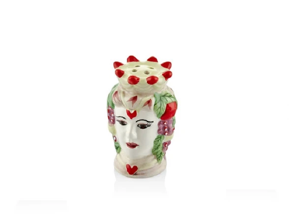 Tropie Kadın Erkek Dekoratif Tuzluk ve Karabiberlik 8 Cm - 2