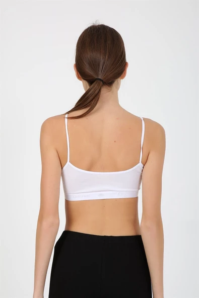 Moda Çizgi İp Askılı Pedli Büstiyer 2149 - 5