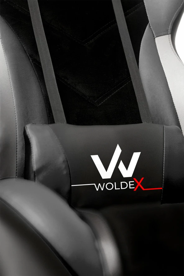Woldex Dimor Oyuncu Koltuğu Siyah Tay Tüyü Terletmez Kumaş - 4