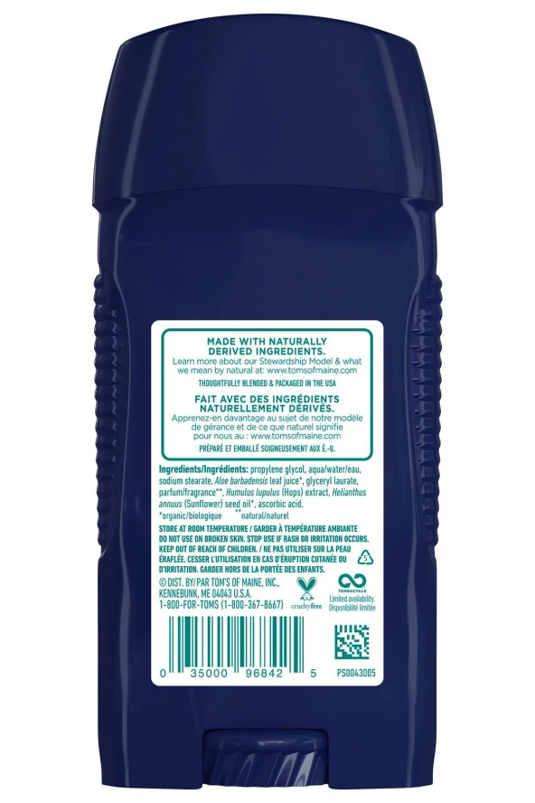 Toms Of Maine Mountain Spring Stick Deodorant 79GR - 2