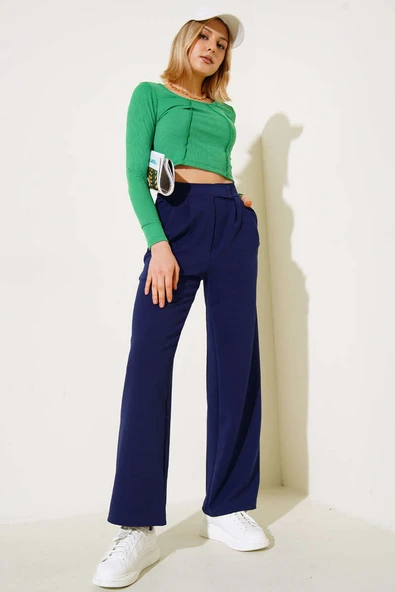 Çımalı Bluz Yeşil - Resim 2