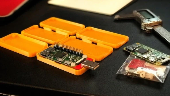 Rasberry Pi Sıfır Kutusu Kılıfı Sabitleyici Organik Plastikten