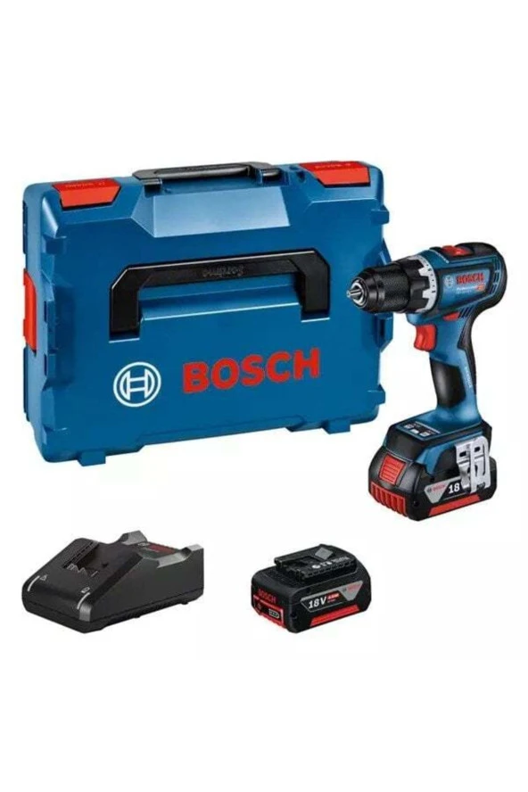 Bosch GSR 18V-90 C 2x5.0Ah Çift Akülü Vidalama - Resim 5