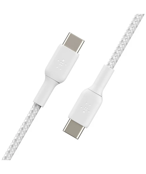 Belkin Braıded Type C-C 2.0 1M WHT 2'li - 3