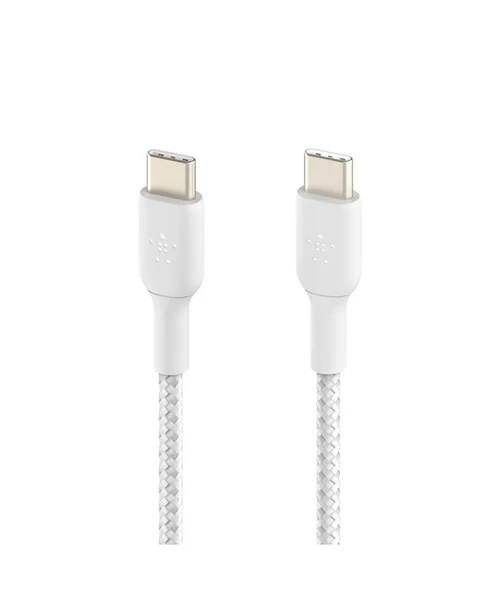 Belkin Braıded Type C-C 2.0 1M WHT 2'li - 5