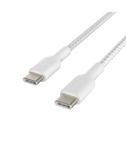Belkin Braıded Type C-C 2.0 1M WHT 2'li - 2