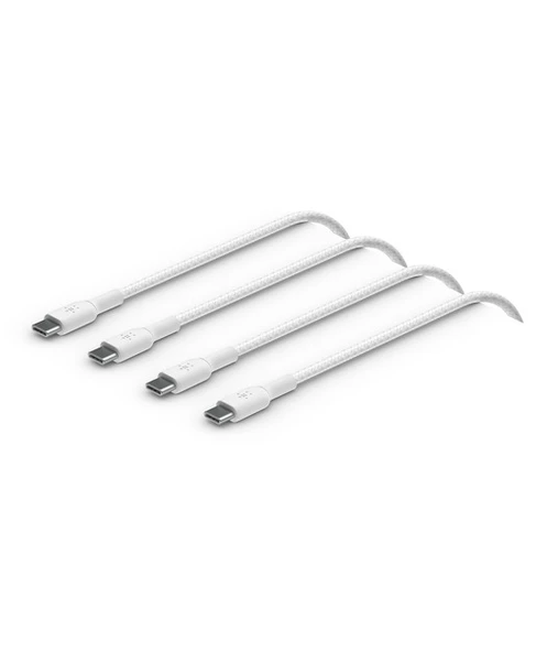 Belkin Braıded Type C-C 2.0 1M WHT 2'li