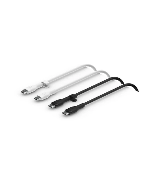 Belkin Type C-C Sılıcone 1M 2'li Pk Beyaz