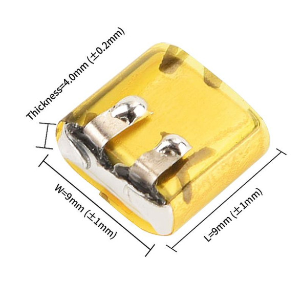 Bluetooth Kulaklık Pil Batarya 3.7v 40 mah Şarjlı Li-polimer ölçüler : 9mmx9mmx4mm) - 3