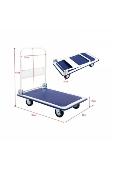 Balatlı FP-TA-PH300 300 kg Yük Taşıma Arabası - 3