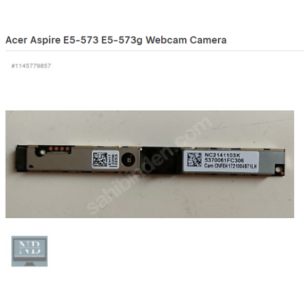 Acer Aspire E5-573 E5-573g Webcam Camera