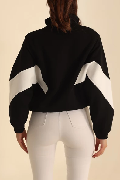 Gömlek yaka & Parçali Fermuarlı Polar - 6