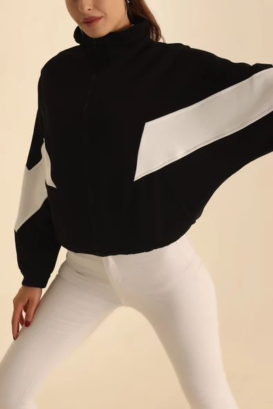 Gömlek yaka & Parçali Fermuarlı Polar - 4