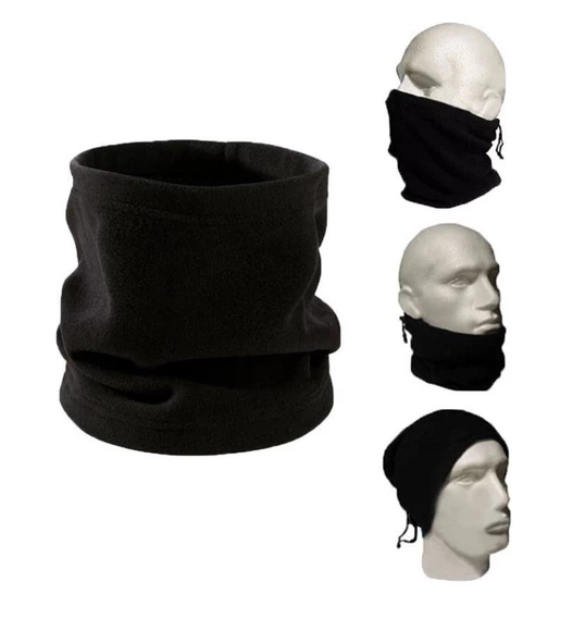 Balp Motorcu Polar Bere Ve Boyunluk Polar Kışlık Set 2 Adet - 4