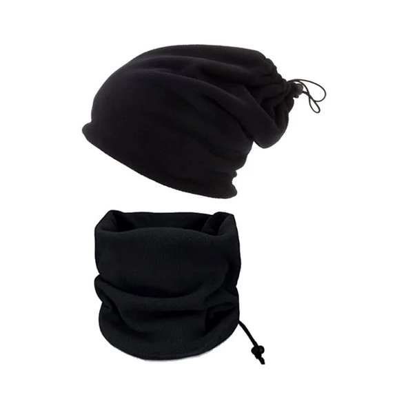 Balp Motorcu Polar Bere Ve Boyunluk Polar Kışlık Set 2 Adet - 2
