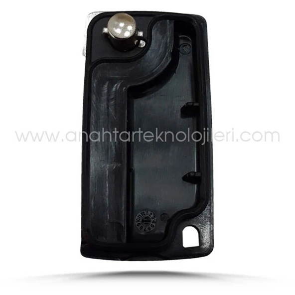PEUGEOT 307 2001-2009 2 Buton Pil Yataksız Sustalı Boş Kap Oto Kumanda Kabı - 5