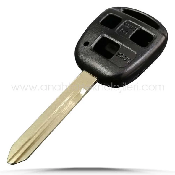 TOYOTA Avensis Corolla Yaris Auris 3 Buton Boş Kap - 3