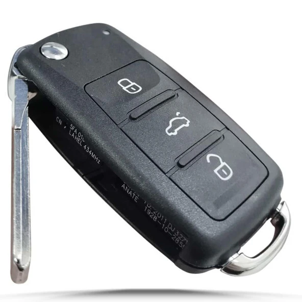 VOLKSWAGEN UDS 3 Buton Boş Kap - Resim 3