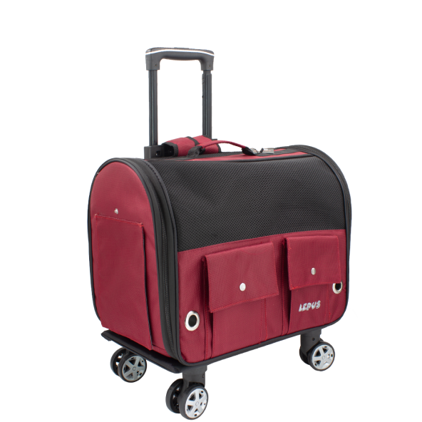 Lepus Travel Bag Kedi Ve Köpek Için Taşıma Çantası Bordo (34x46x29)cm