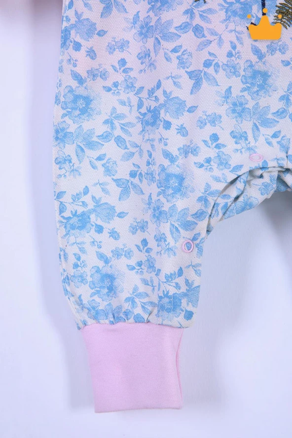 Babyhola Bayramlık Kız Bebek Çocuk Flamingo Bayramlık Salopet Badi Takım 23388 - 7