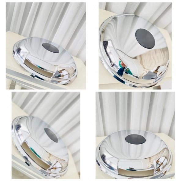 UNİVERSAL 16 İNÇ KROM ÖN-ARKA JANT KAPAĞI 4 ADET KAPAK BOMBELİ - 2