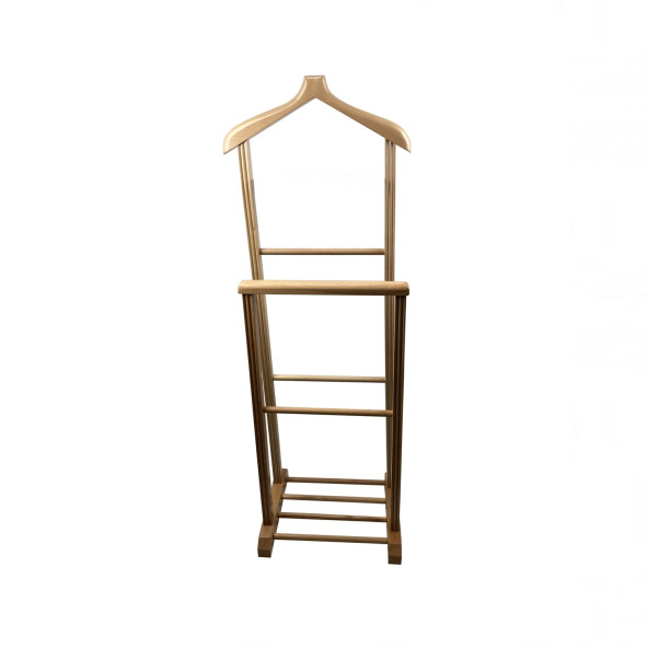 Melada Mobilya Gürgen İkili Dilsiz Uşak Ham Cilalı Basic