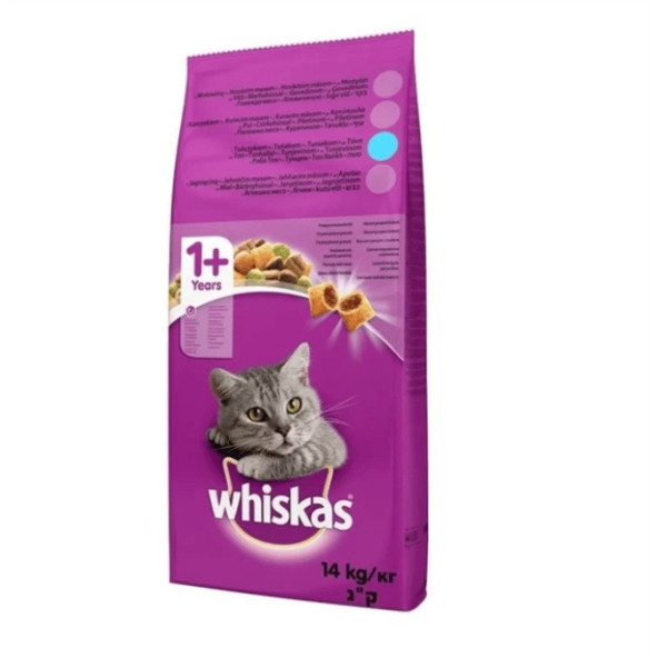 Whiskas Ton Balıklı ve Sebzeli Yetişkin Kedi Maması 14 Kg
