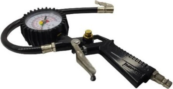 Mk1296 Hava Saatli Lastik Şişirme Tabancası Saatli Göstergeli Hava Tabancası - 2