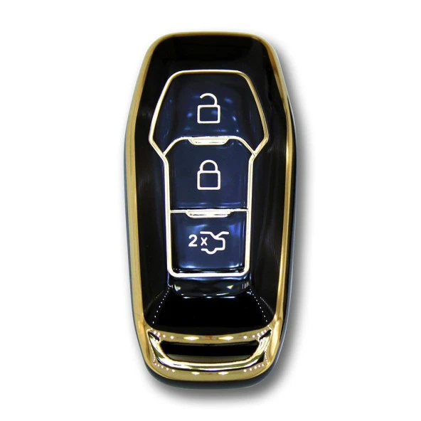 FORD Mondeo 14+ Smart Siyah Oto Anahtar Kumanda kabı Kılıfı Oto Anahtarlık ürün görseli 1