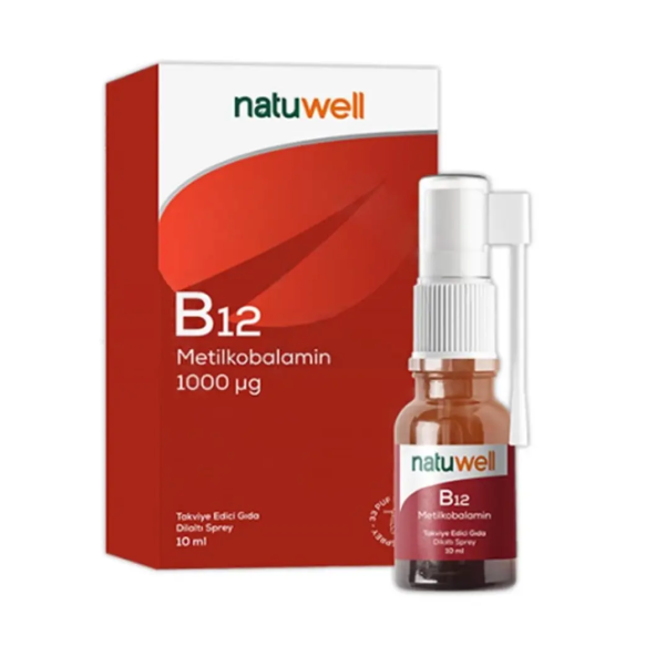 Natuwell Vitamin B12 Metilkobalamin Sprey 10 ml