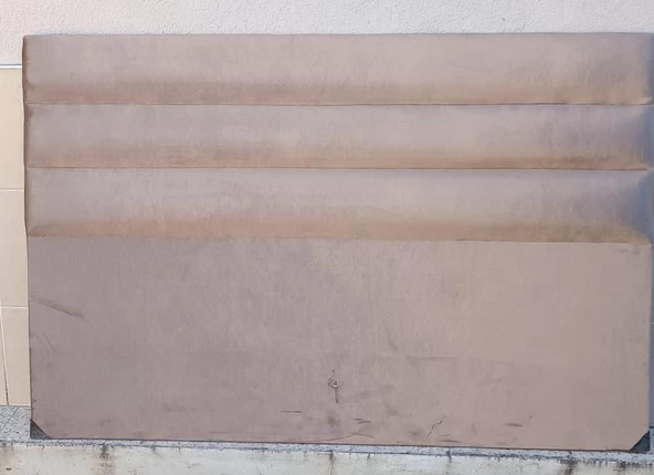 Başlık 90334 DK Çift Kişi 160 Yatay Dilimli Açık Pembe Baby Face Kumaş El Yapım - Resim 8