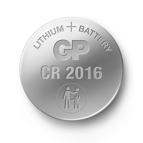 GP BATTERIES CR2016 3V Lithium Pil Baskül Tartı Hesap Mekinesi Oyuncak Kumanda Pili Para Pil 1 Adet - 5