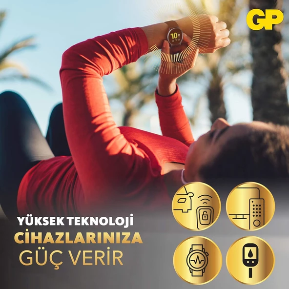 GP BATTERIES CR2016 3V Lithium Pil Baskül Tartı Hesap Mekinesi Oyuncak Kumanda Pili Para Pil 1 Adet - 10