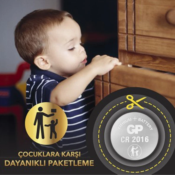 GP BATTERIES CR2016 3V Lithium Pil Baskül Tartı Hesap Mekinesi Oyuncak Kumanda Pili Para Pil 1 Adet - 9