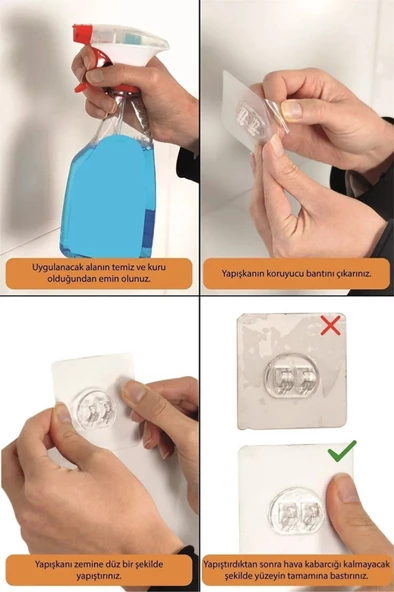 Yapışkanlı Ömür Boyu Paslanmaz Kristal Ayarlanabilir Raf Banyo Düzenleyici Şampuanlık LK-01 KBKK - Resim 4