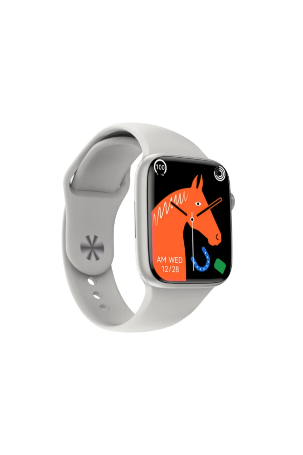 Apple iPhone 13 mini Uyumlu Mini Kadın Akıllı Saat Konuşma Özellikli - Resim 2