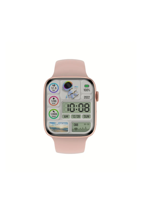 Samsung Galaxy Note 20 Uyumlu Mini Kadın Akıllı Saat Konuşma Özellikli - Resim 2