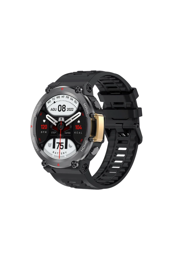 Samsung Galaxy Note 20 Ultra Uyumlu Outdoor Akıllı Saat Konuşma Özellikli 46MM