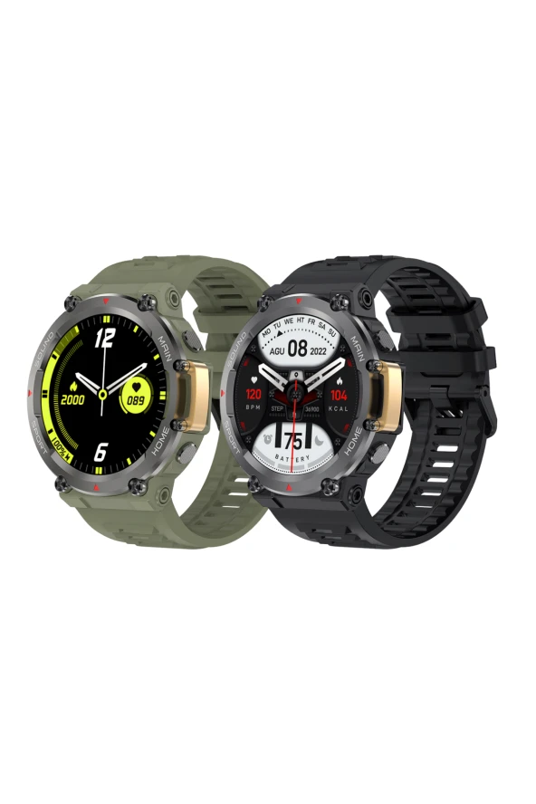 Redmi Note 10 Uyumlu Outdoor Akıllı Saat Konuşma Özellikli 46MM - Resim 3