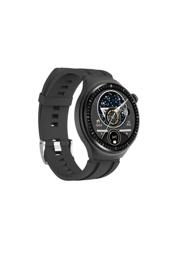 Apple iPhone 13 mini Uyumlu Akıllı Saat Konuşma Özellikli GS4 Pro Kordon Hediyeli - Resim 2